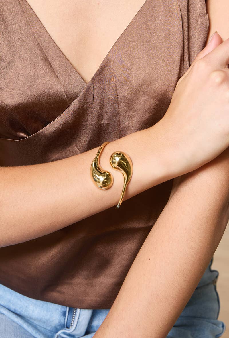 Bracciale rigido in acciaio inossidabile: Oro