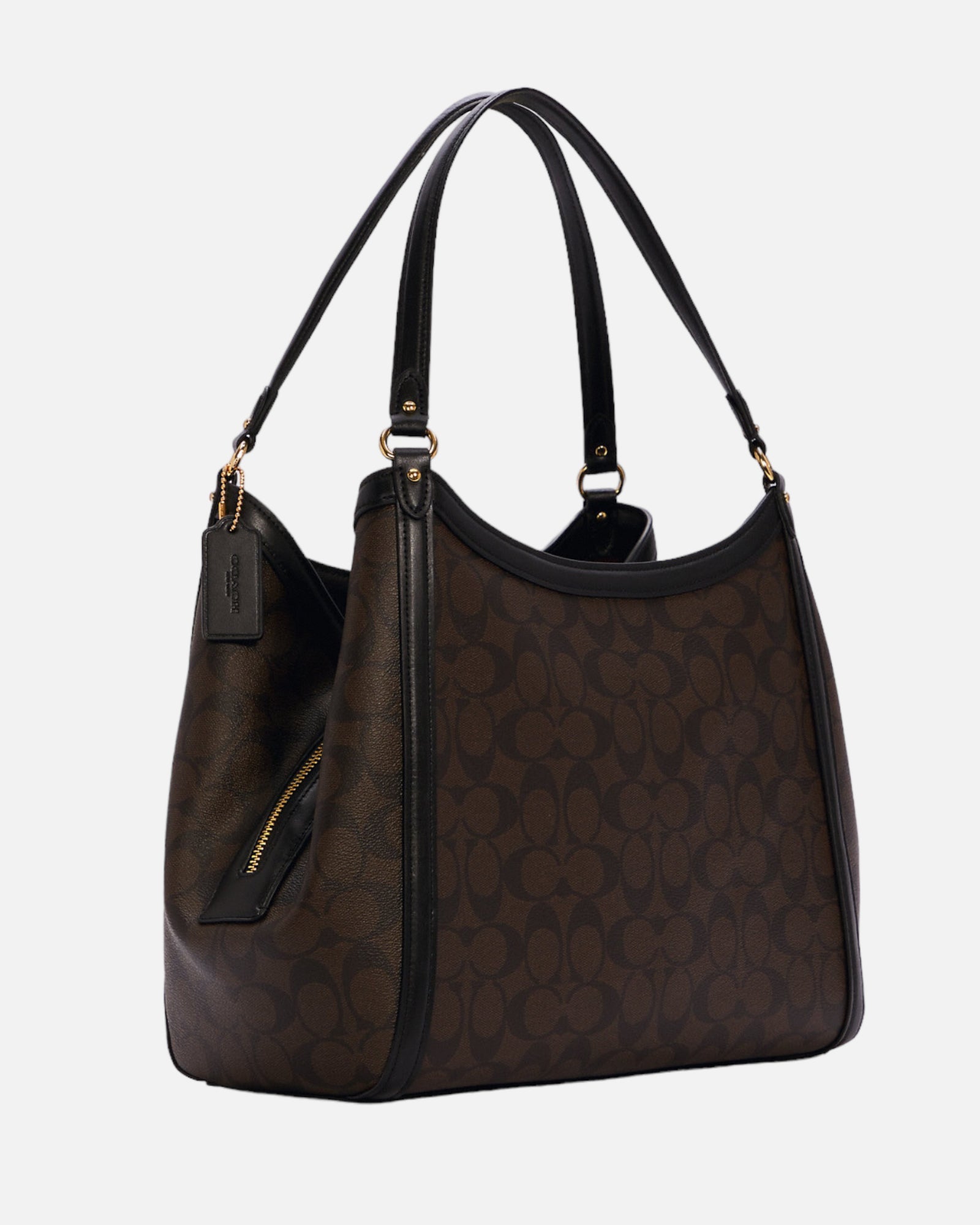 COACH Borsa a spalla signature doppio manico