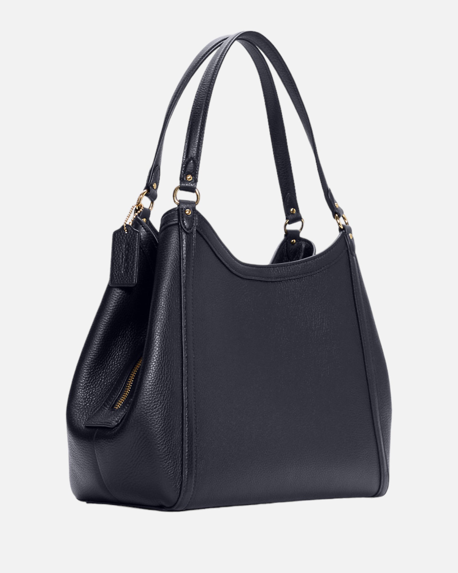 COACH Borsa a spalla nera doppio manico