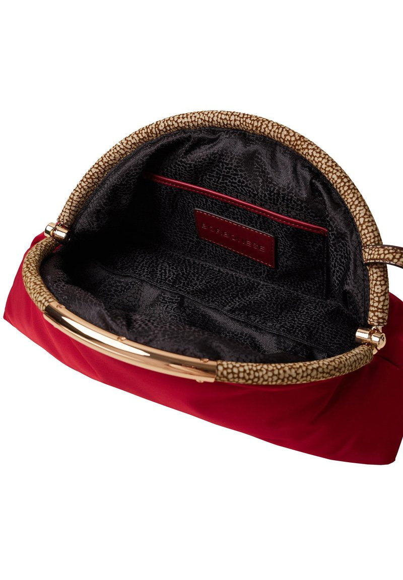 BORBONESE Pochette rossa con polsiera