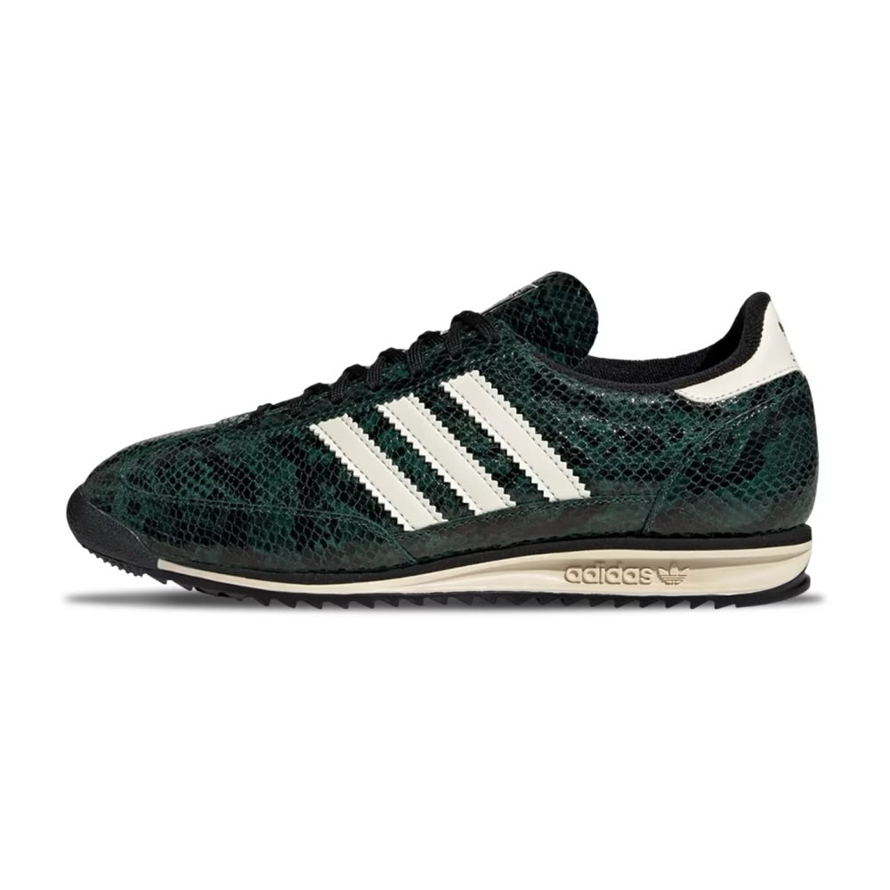Sneakers ADIDAS modello SL 72 pitonate verdi