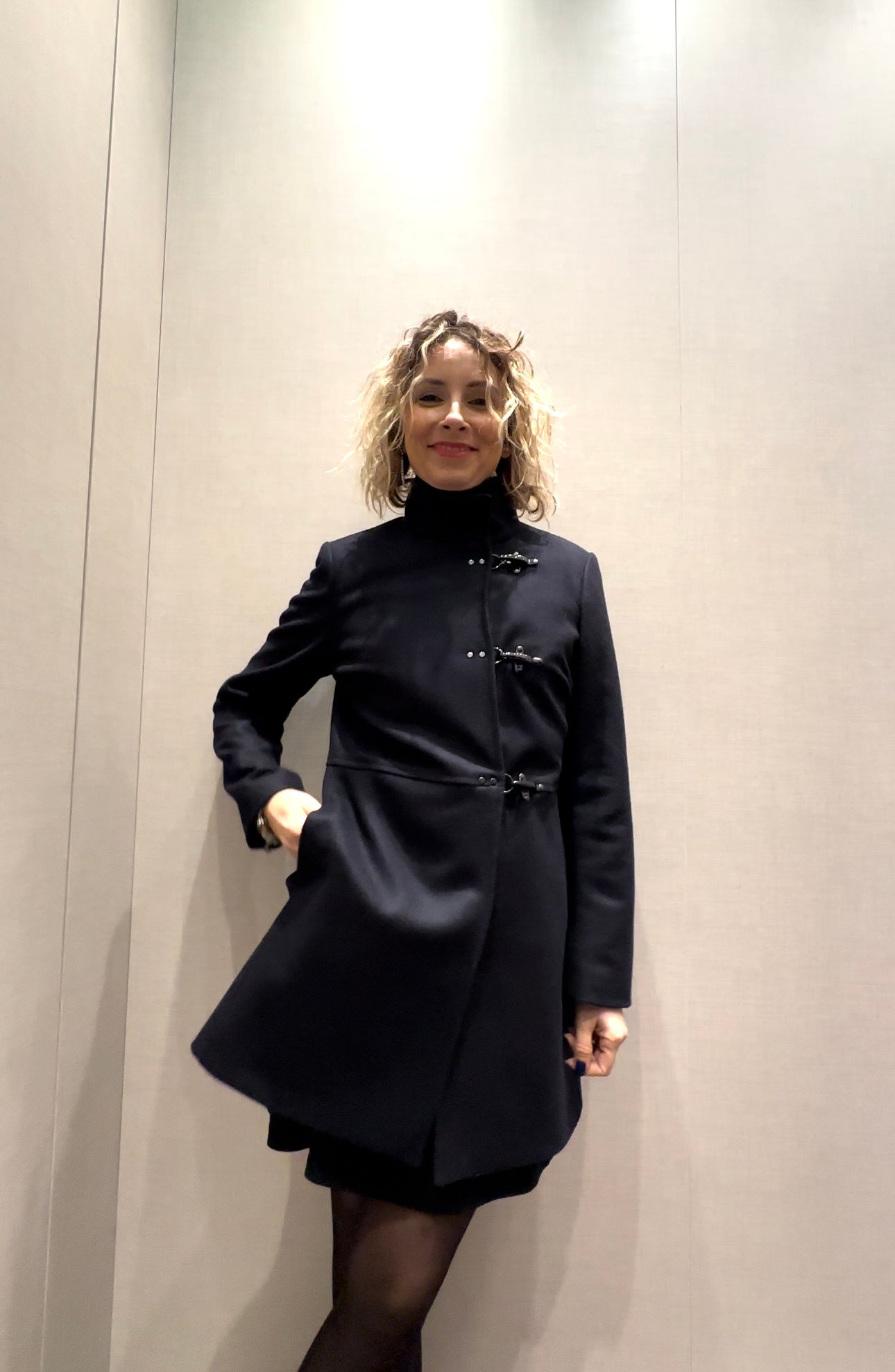 FAY Cappottino blu Virginia