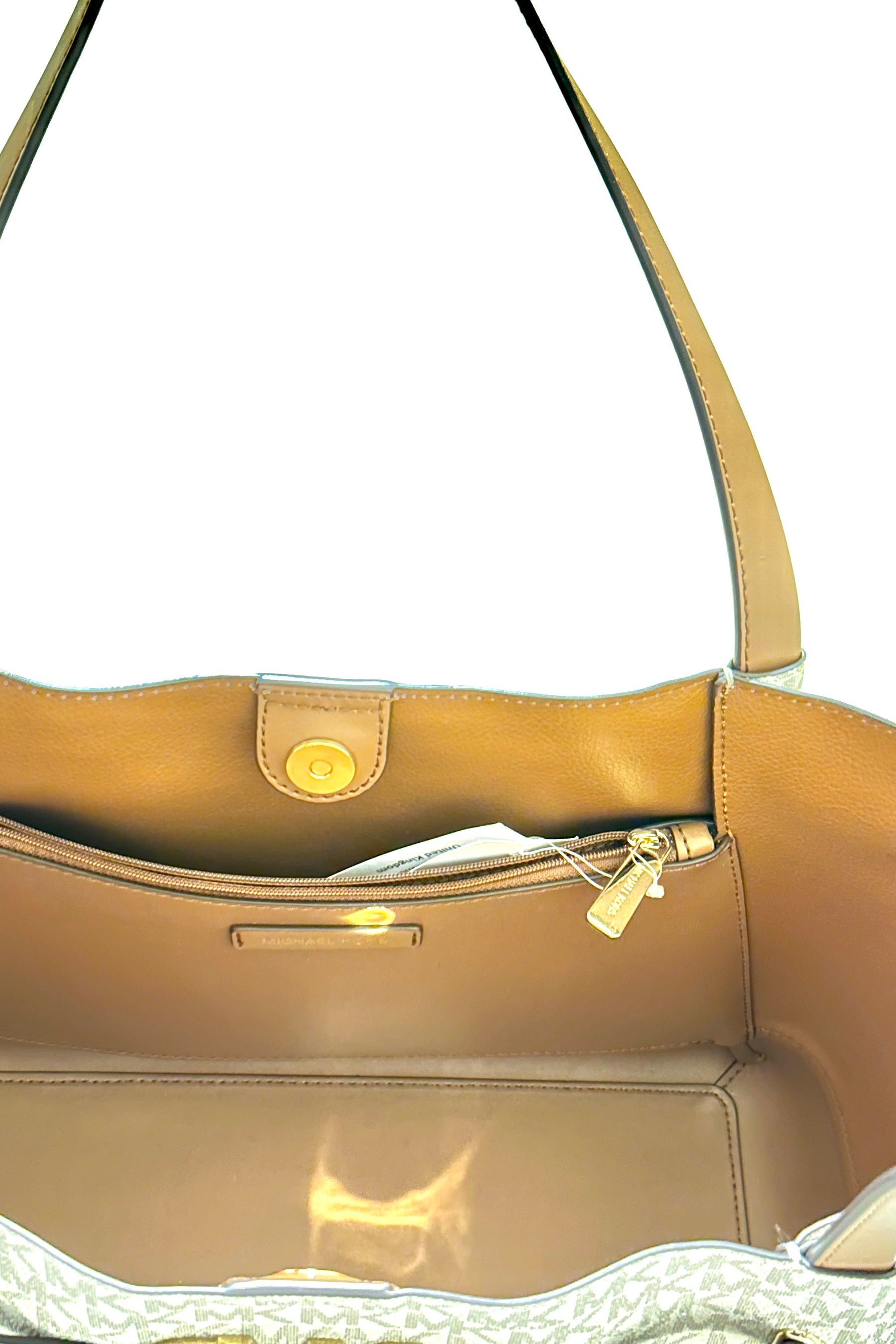 MICHAEL KORS Borsa shopper Monogram Vanilla