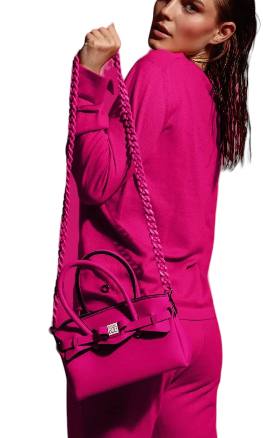 SAVE MY BAG bauletto piccolo fucsia