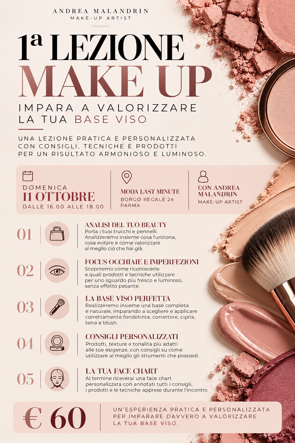 1ª LEZIONE MAKE-UP – Impara a valorizzarti
