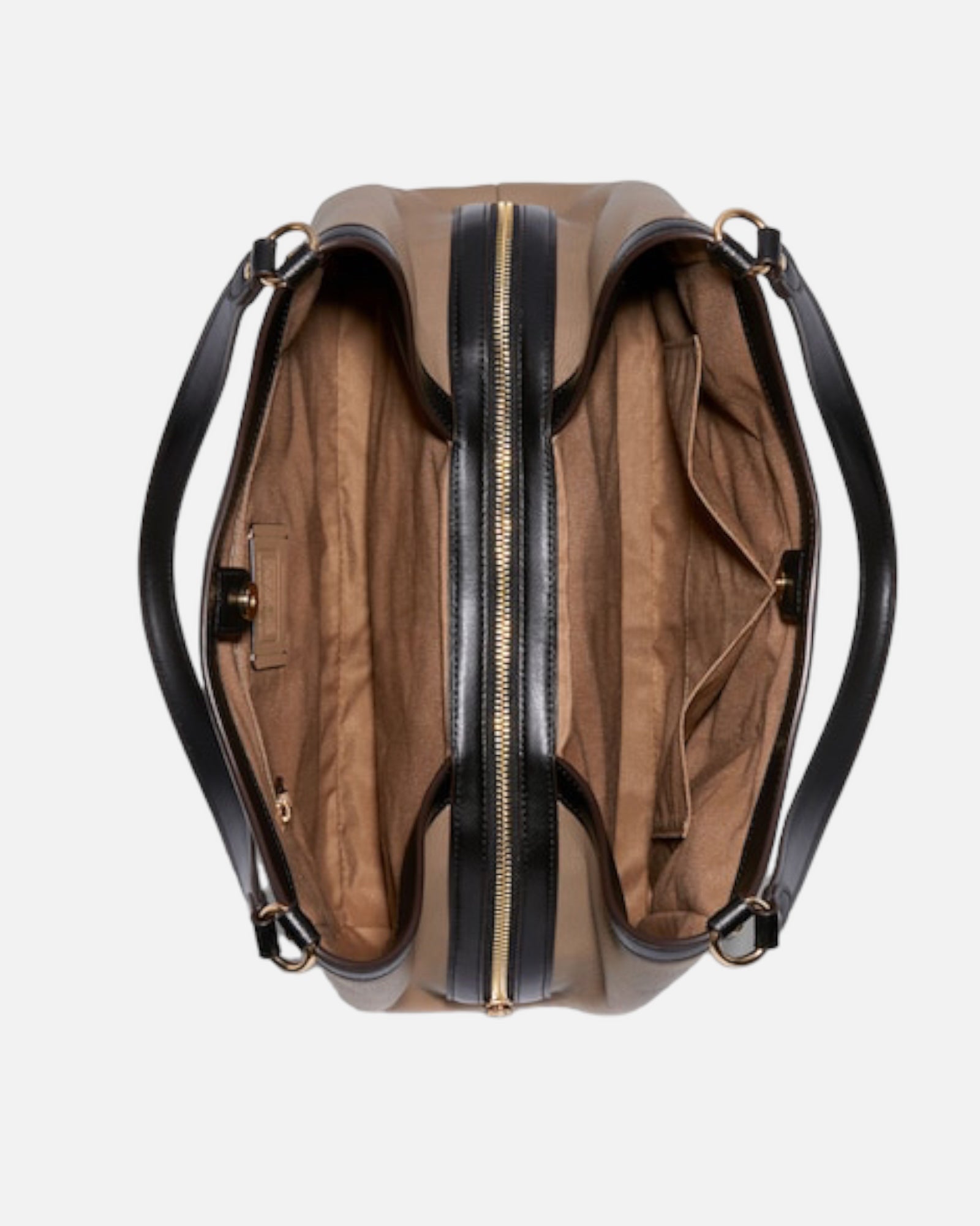 COACH Borsa a spalla tricolor doppio manico