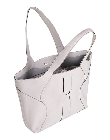 HOGAN Borsa shopper ghiaccio pelle martellata