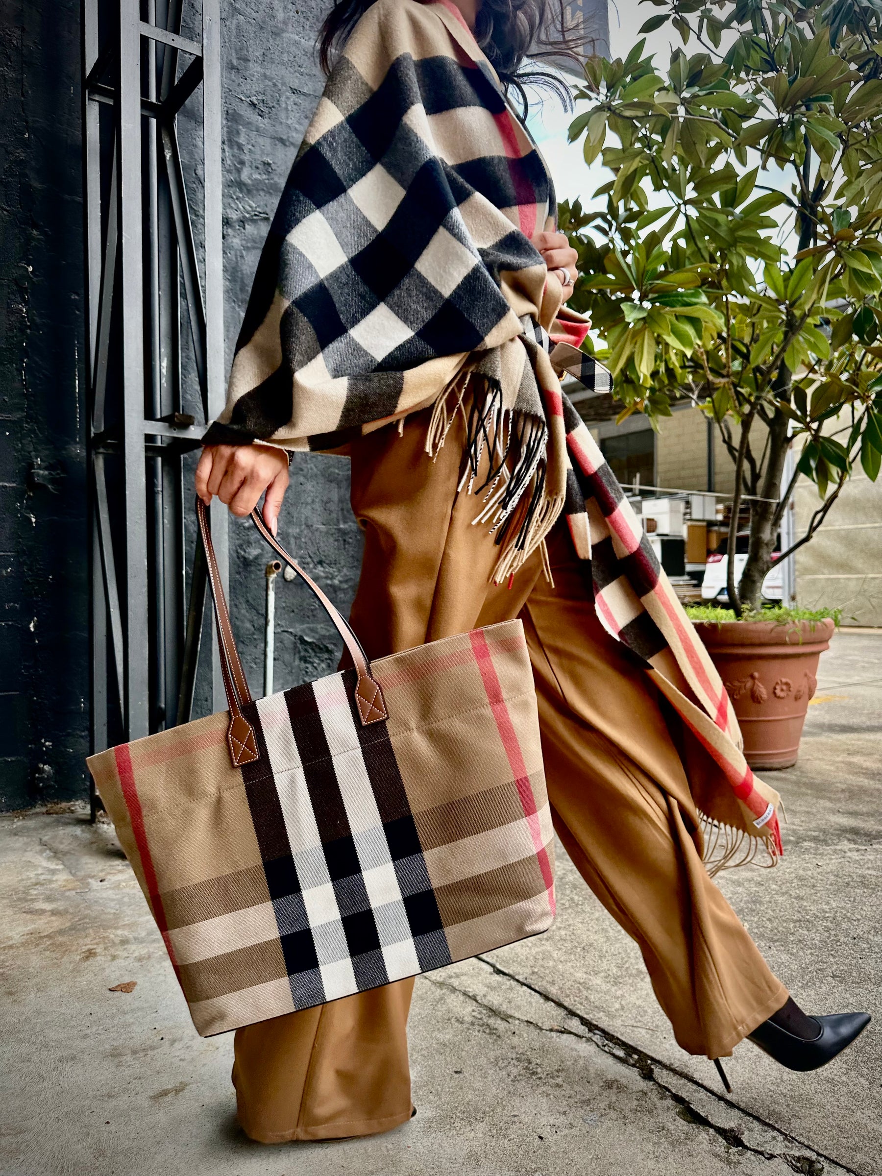 BURBERRY Shopper grande