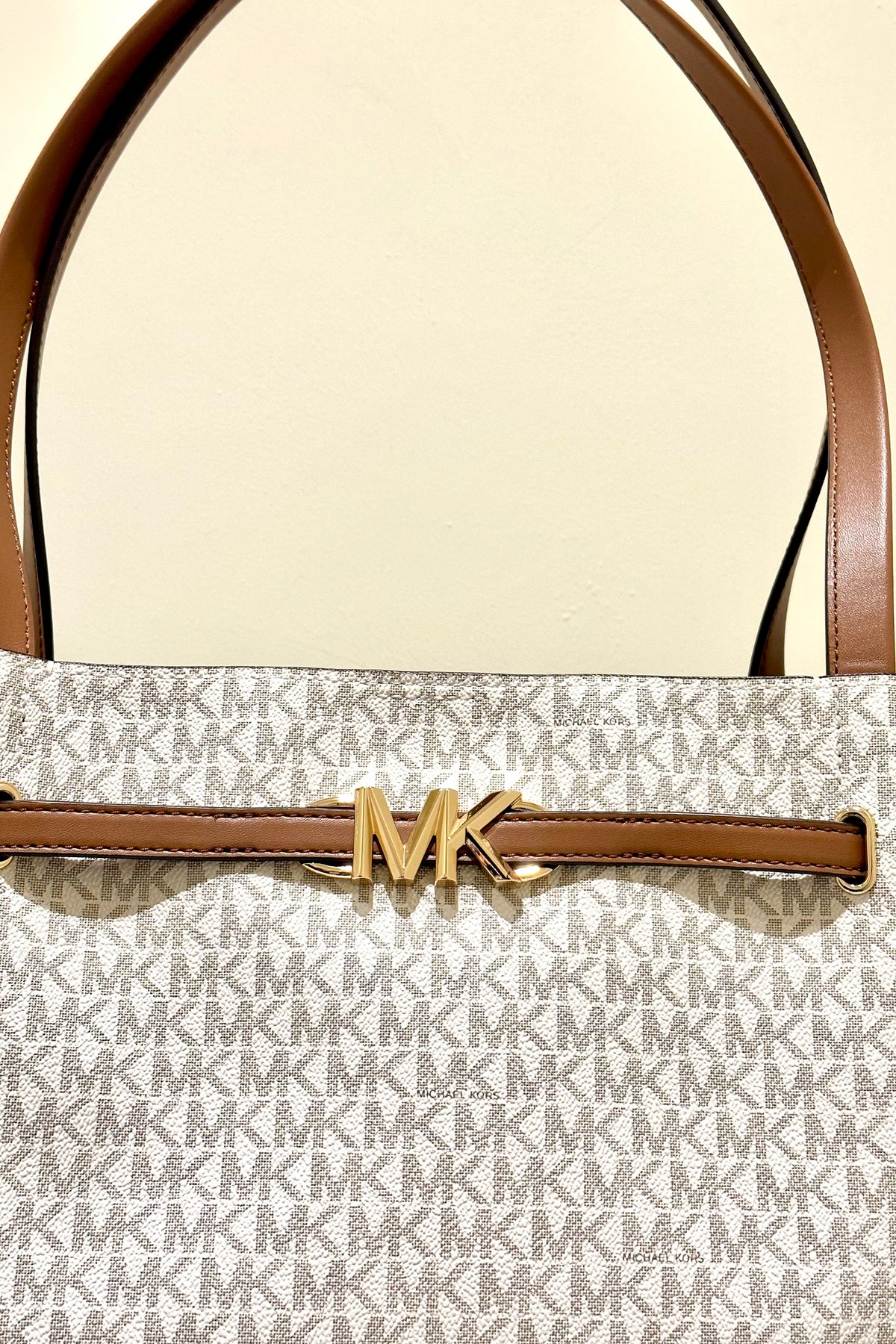 MICHAEL KORS Borsa shopper Monogram Vanilla