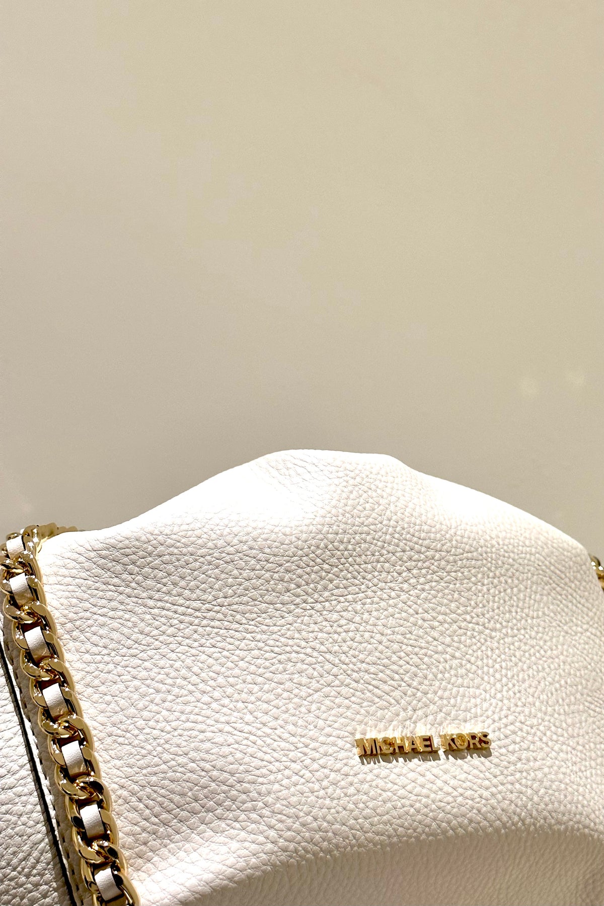 MICHAEL KORS Borsa chic crema con tracolla