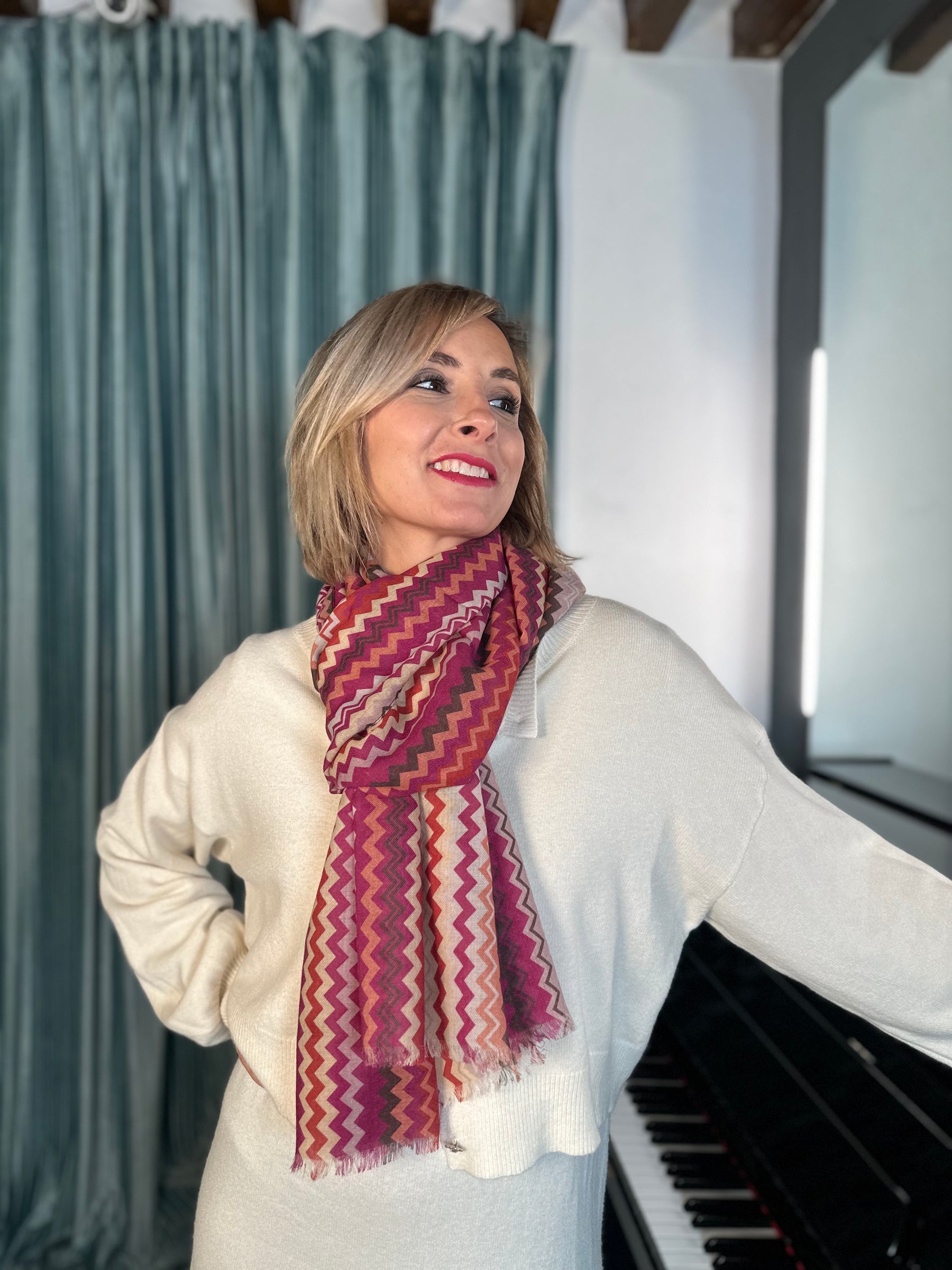 MISSONI Sciarpa rosa