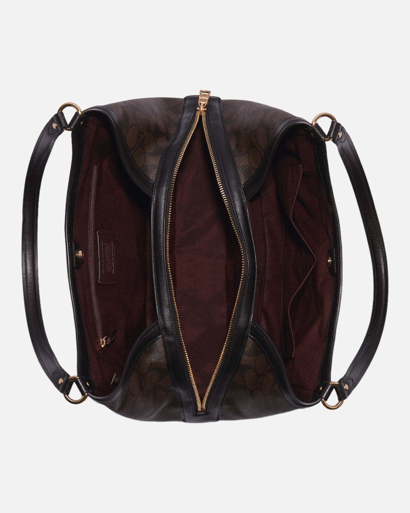 COACH Borsa a spalla signature doppio manico