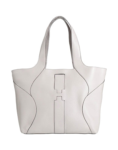 HOGAN Borsa shopper ghiaccio pelle martellata