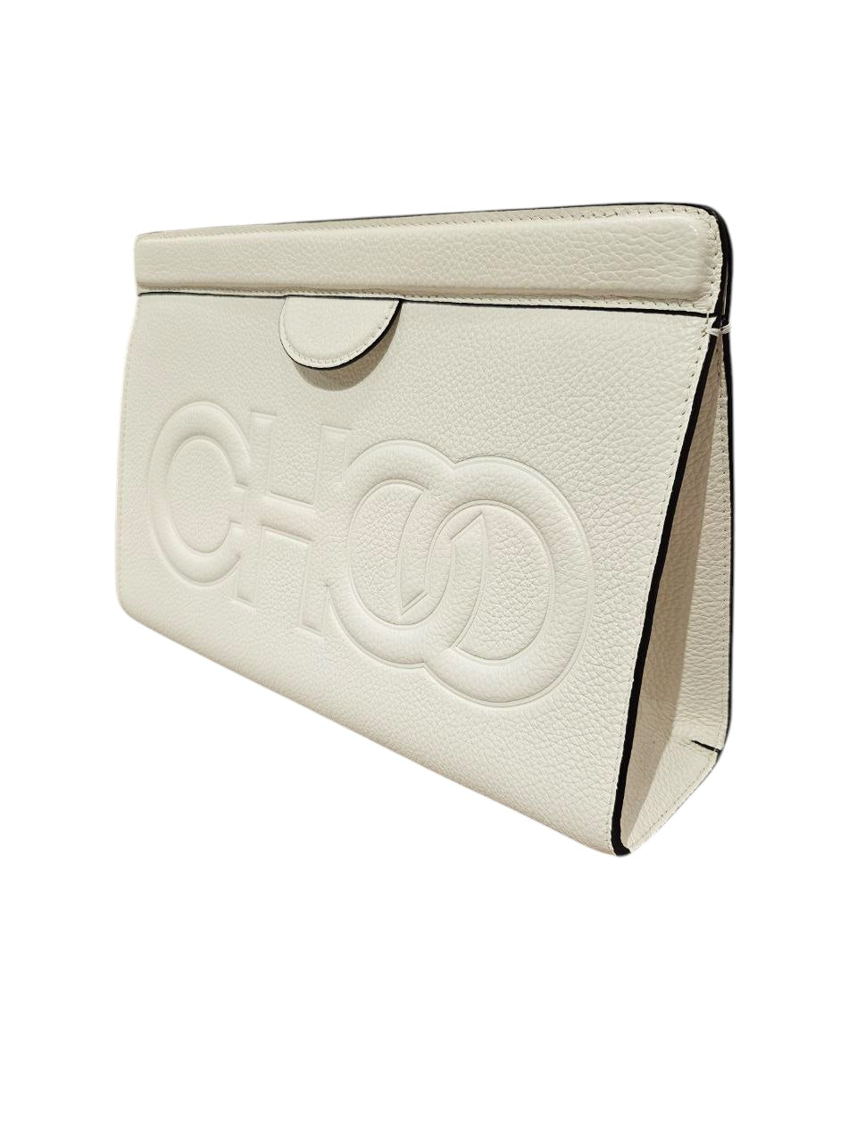 JIMMY CHOO Borsa crema a mano