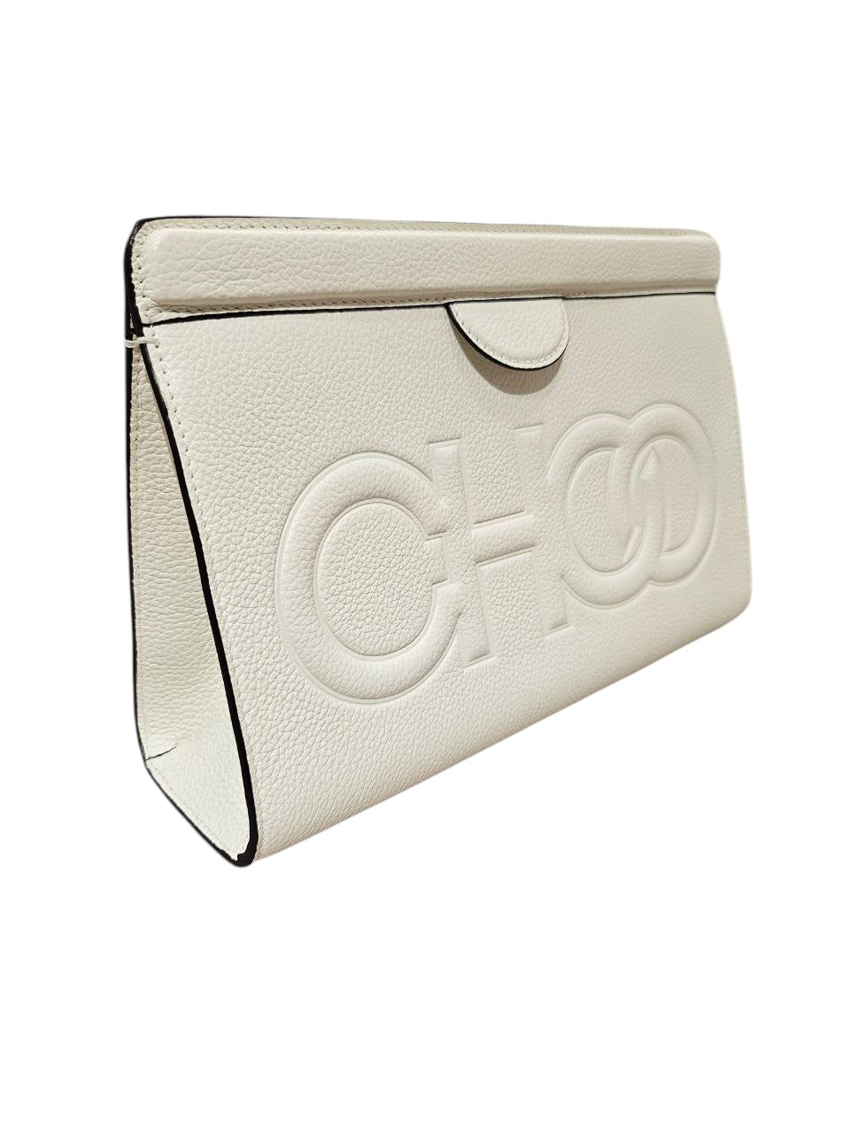 JIMMY CHOO Borsa crema a mano