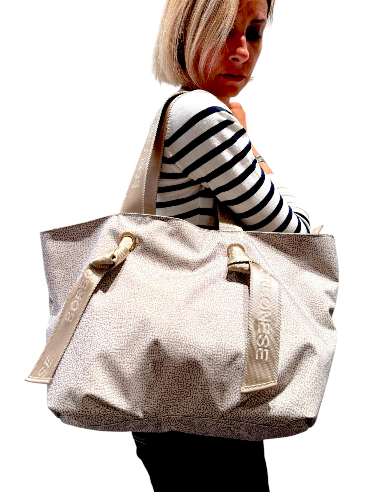 BORBONESE Borsa shopper Soft