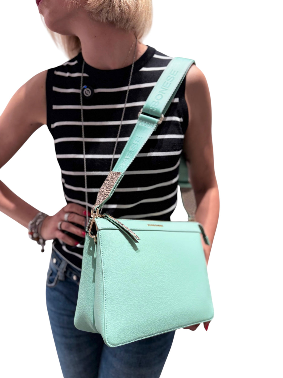 BORBONESE borsa tracolla Lattementa