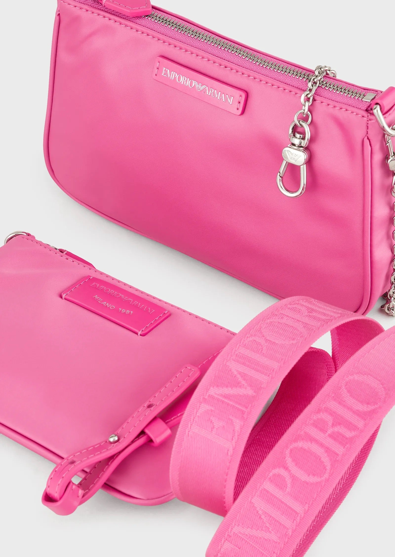 Borsa EMPORIO ARMANI Trracolla 2 in 1 fucsia