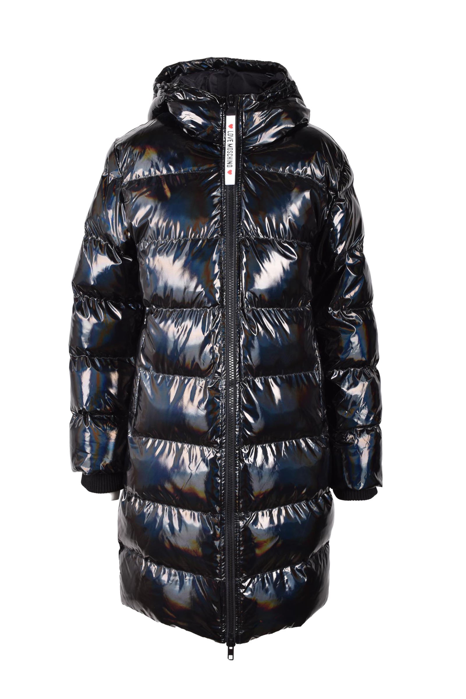 MOSCHINO Piumino trapuntato cangiante