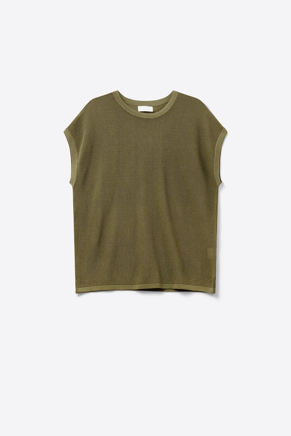 Q2 Maglia a rete in colore kaki