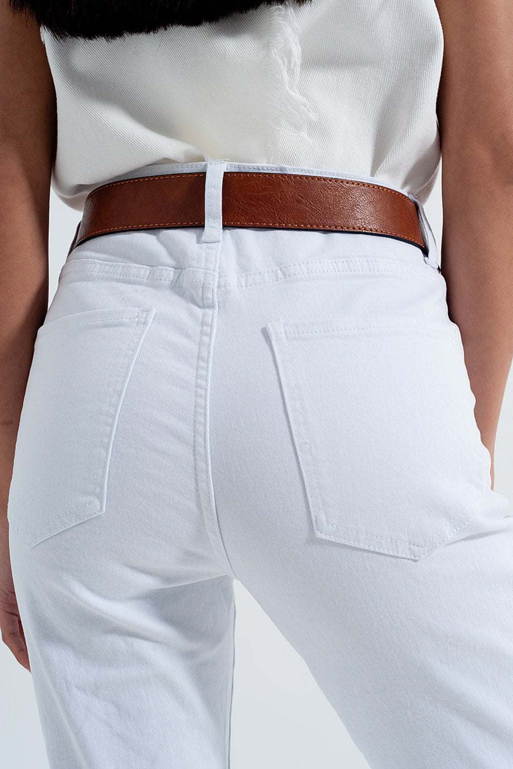 Mom jeans Original bianco