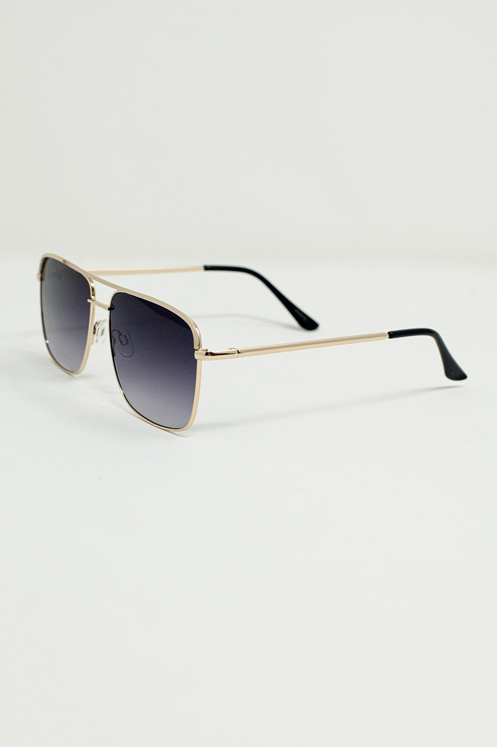 Occhiali da sole Aviator Vintage con bordo dorato