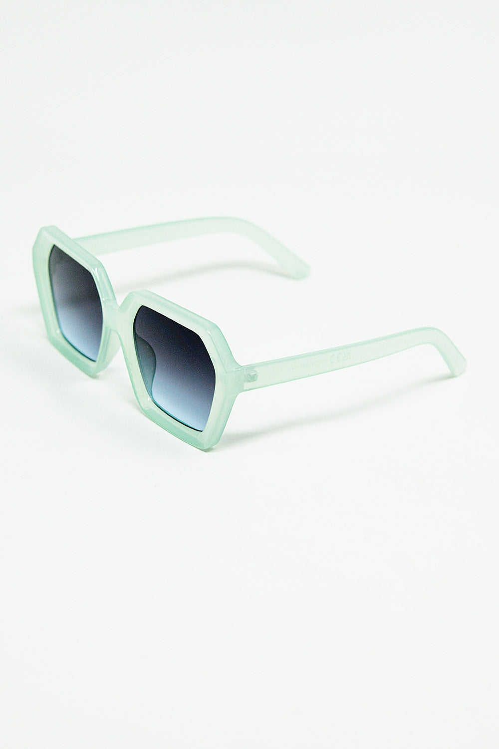 Occhiali da sole Mirage color verde acqua squadrati