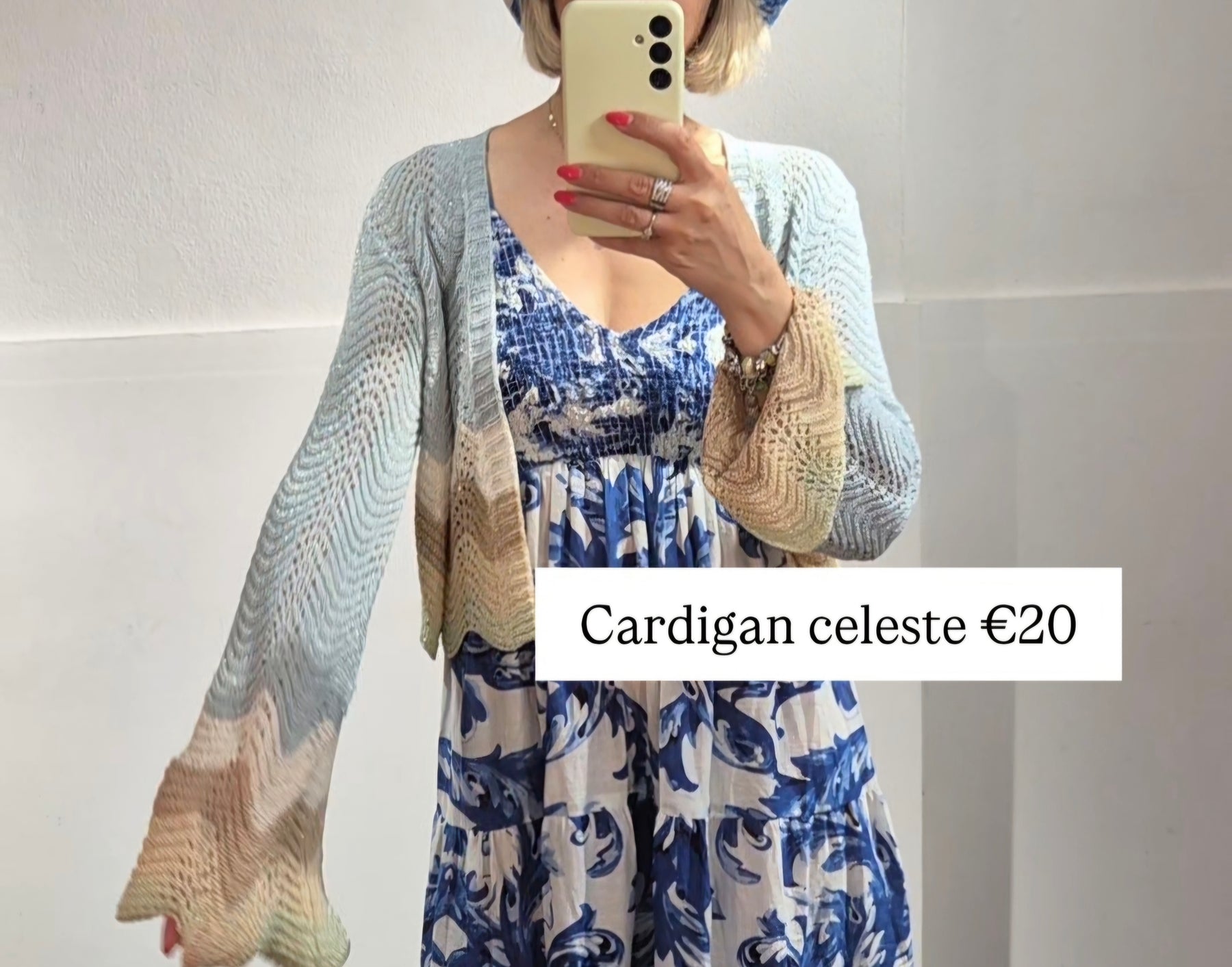 Cardigan manica pipistrello lurex