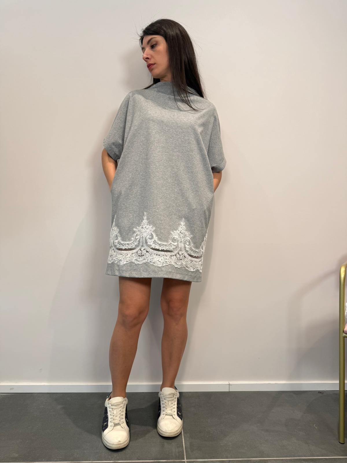 Abito sacchetto pizzo