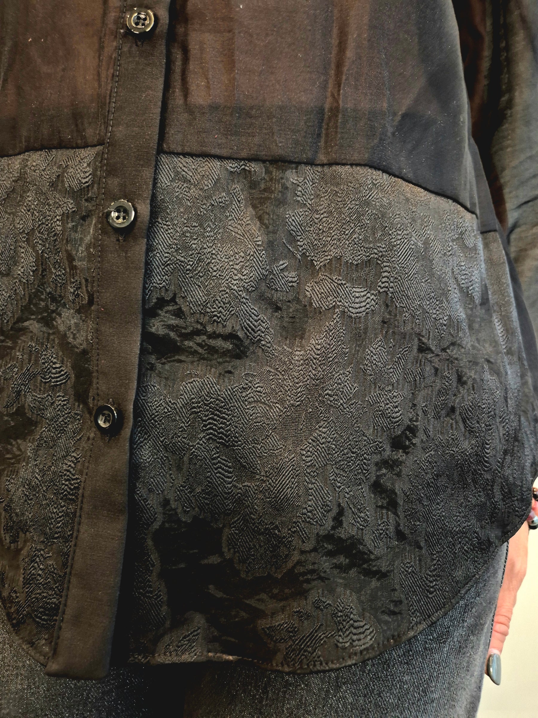 Camicia sofisticata ricami