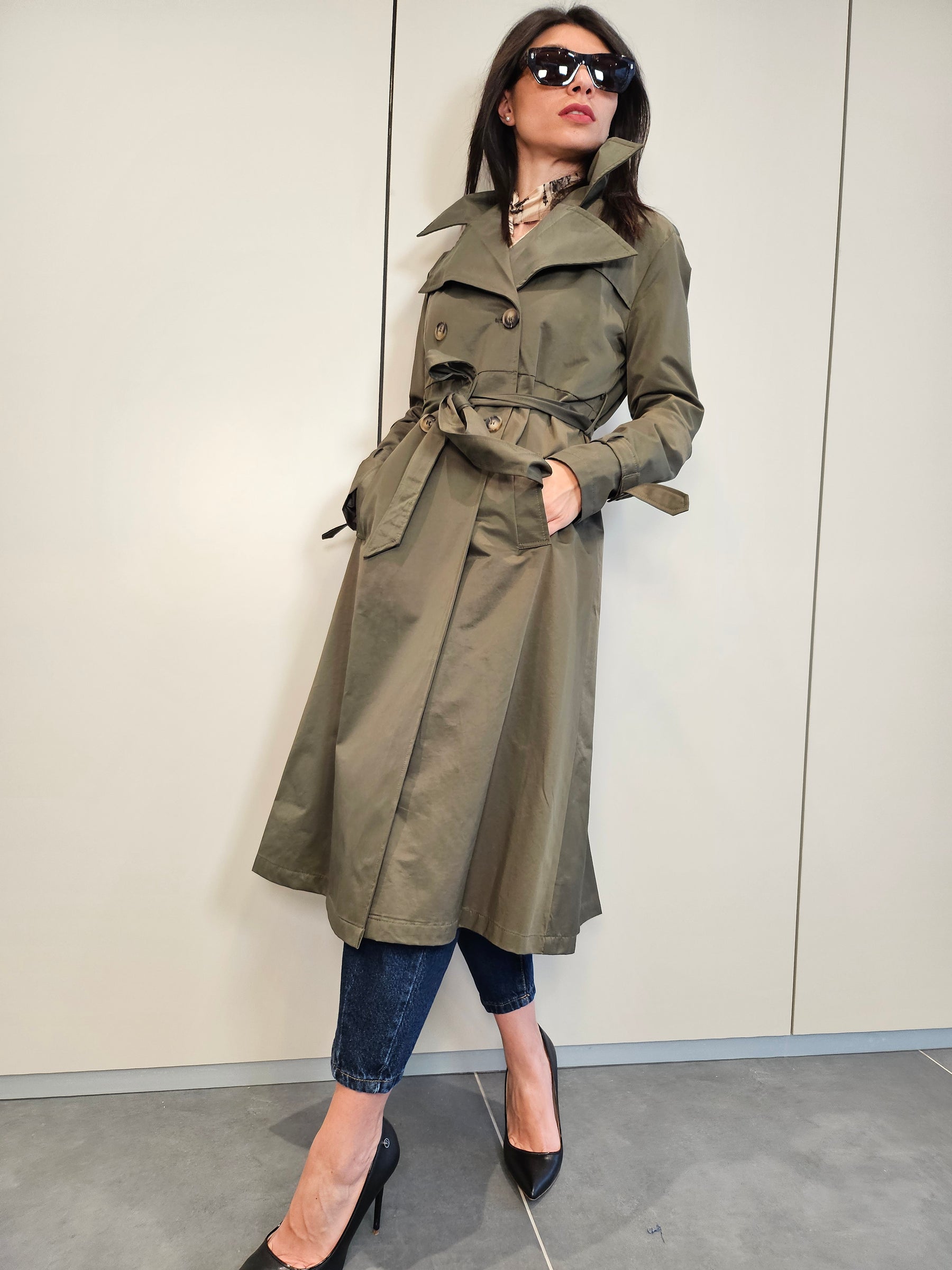 Trench cangiante