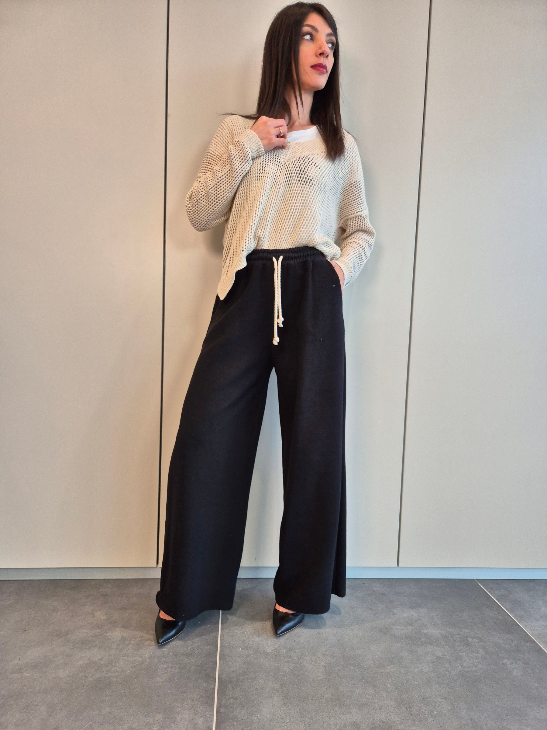 Pantalone/tuta garzato