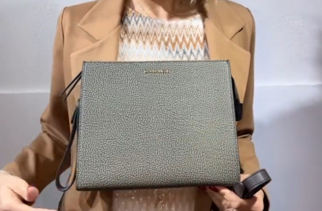 BORBONESE Pochette occhio di pernice