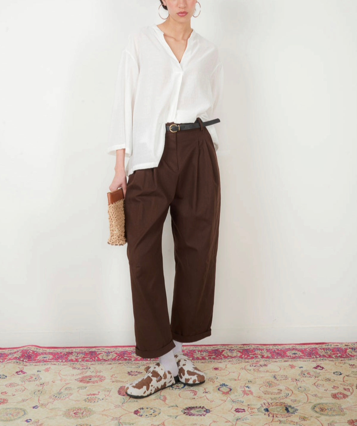 Pantaloni chino con cintura