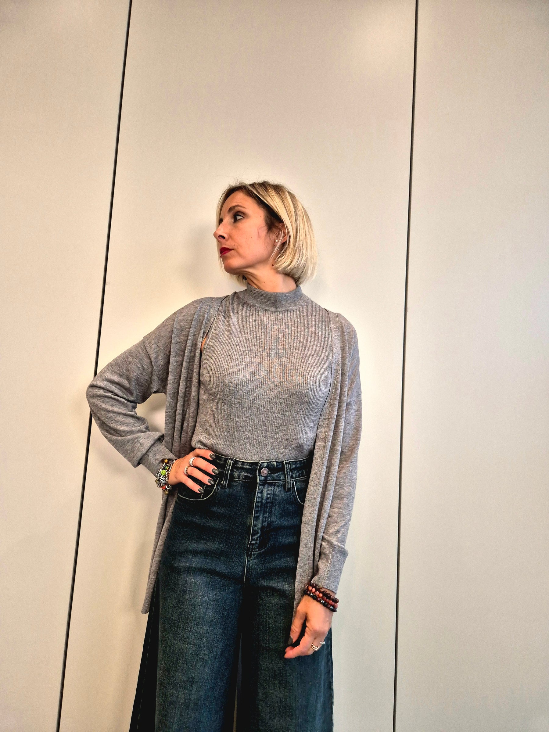 Twin Set coordinato cardigan + lupetto