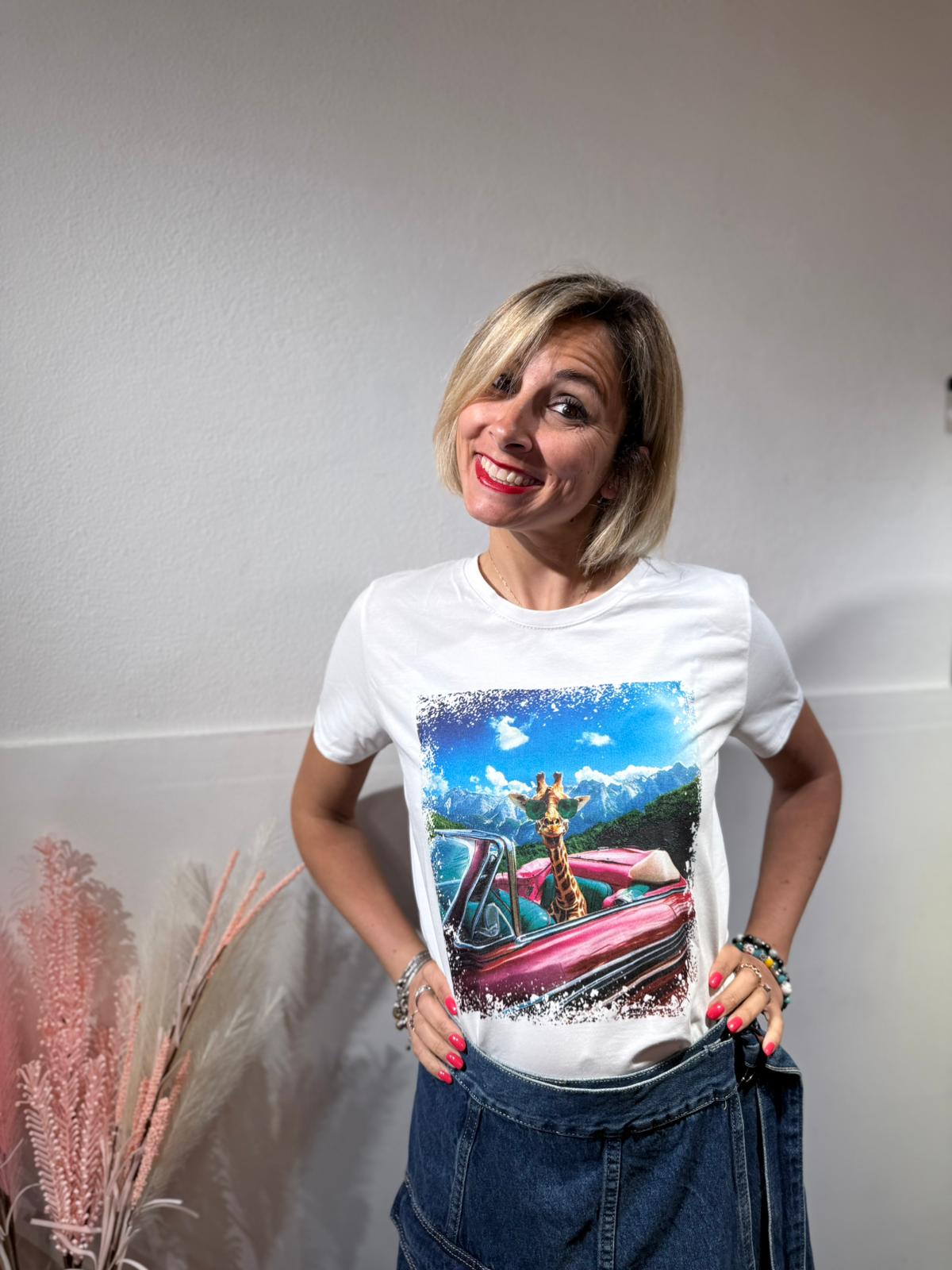 T-SHIRT bianca stampe varie