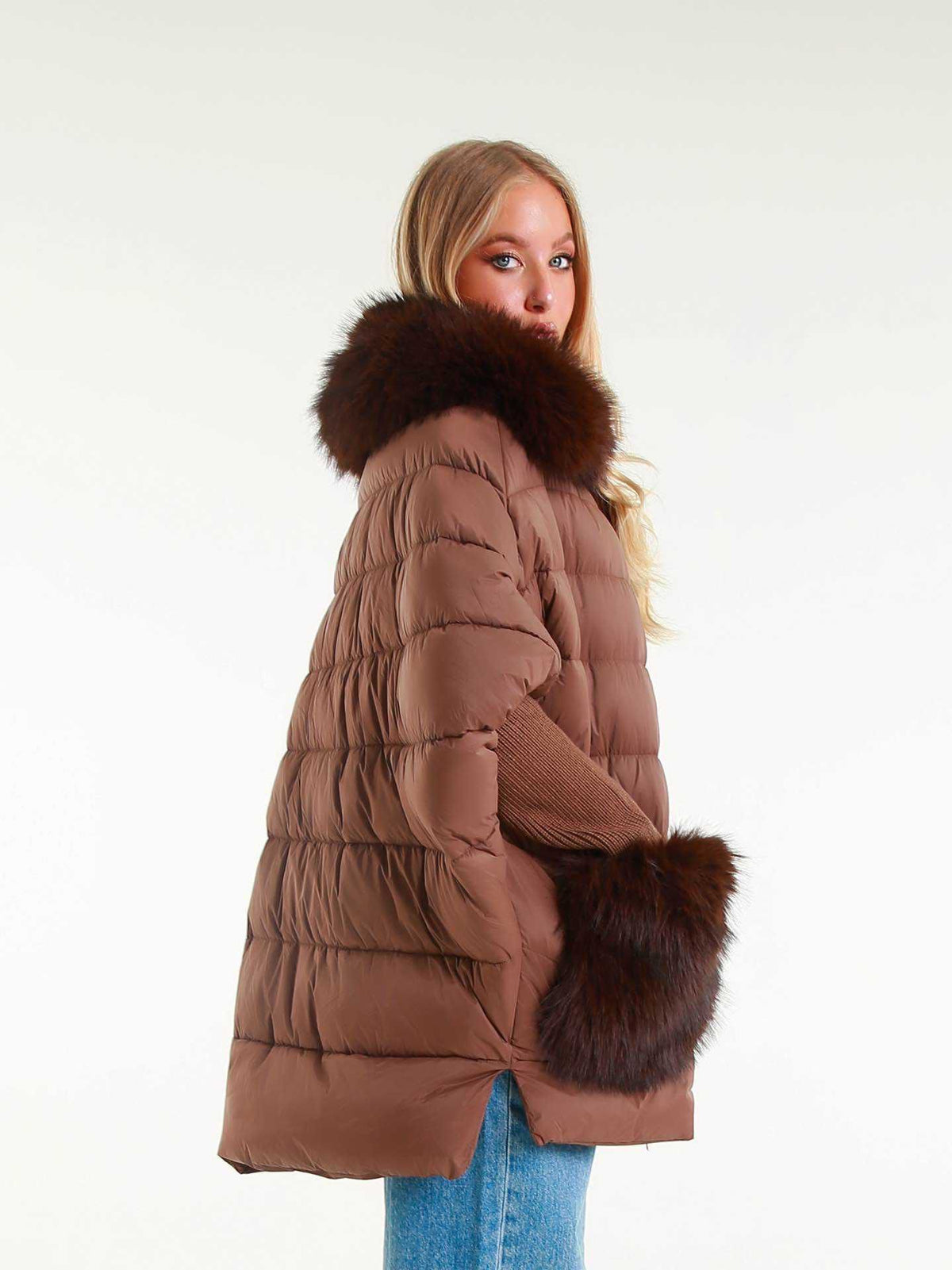 Piumino over manica maglia