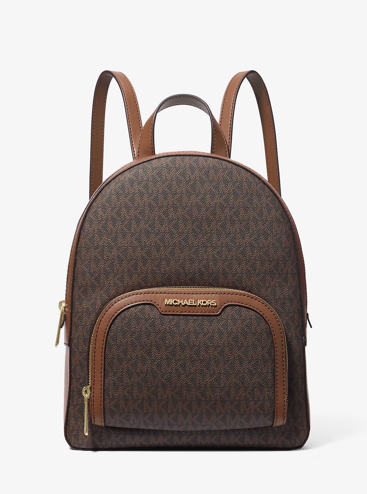 MICHAEL KORS Zaino medio monogram MARRONE