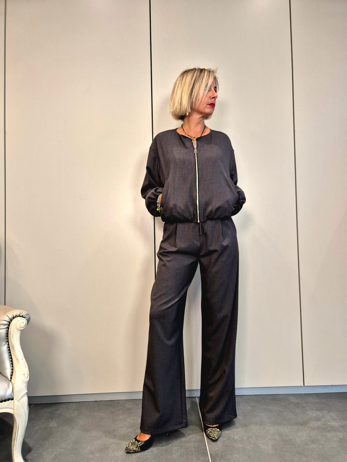 Completo bomber+pantaloni