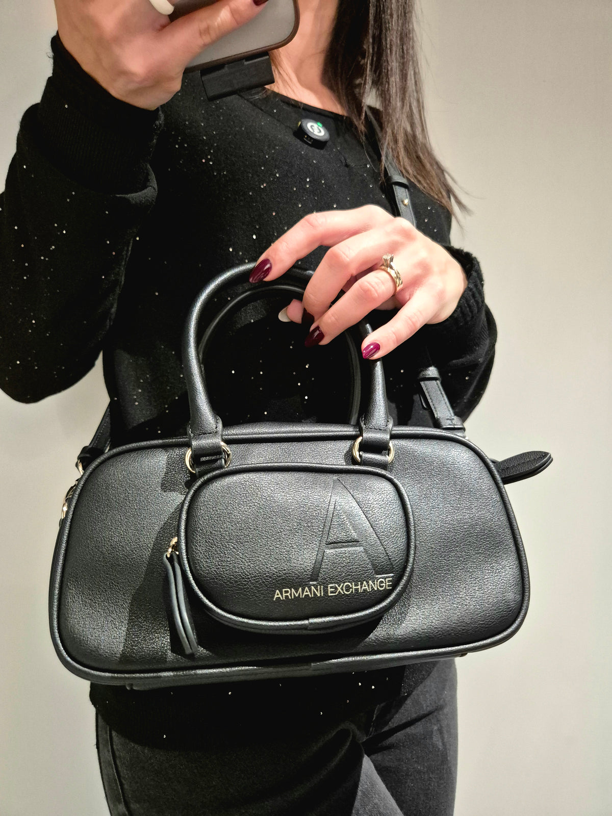 ARMANI EXCHANGE bauletto nero