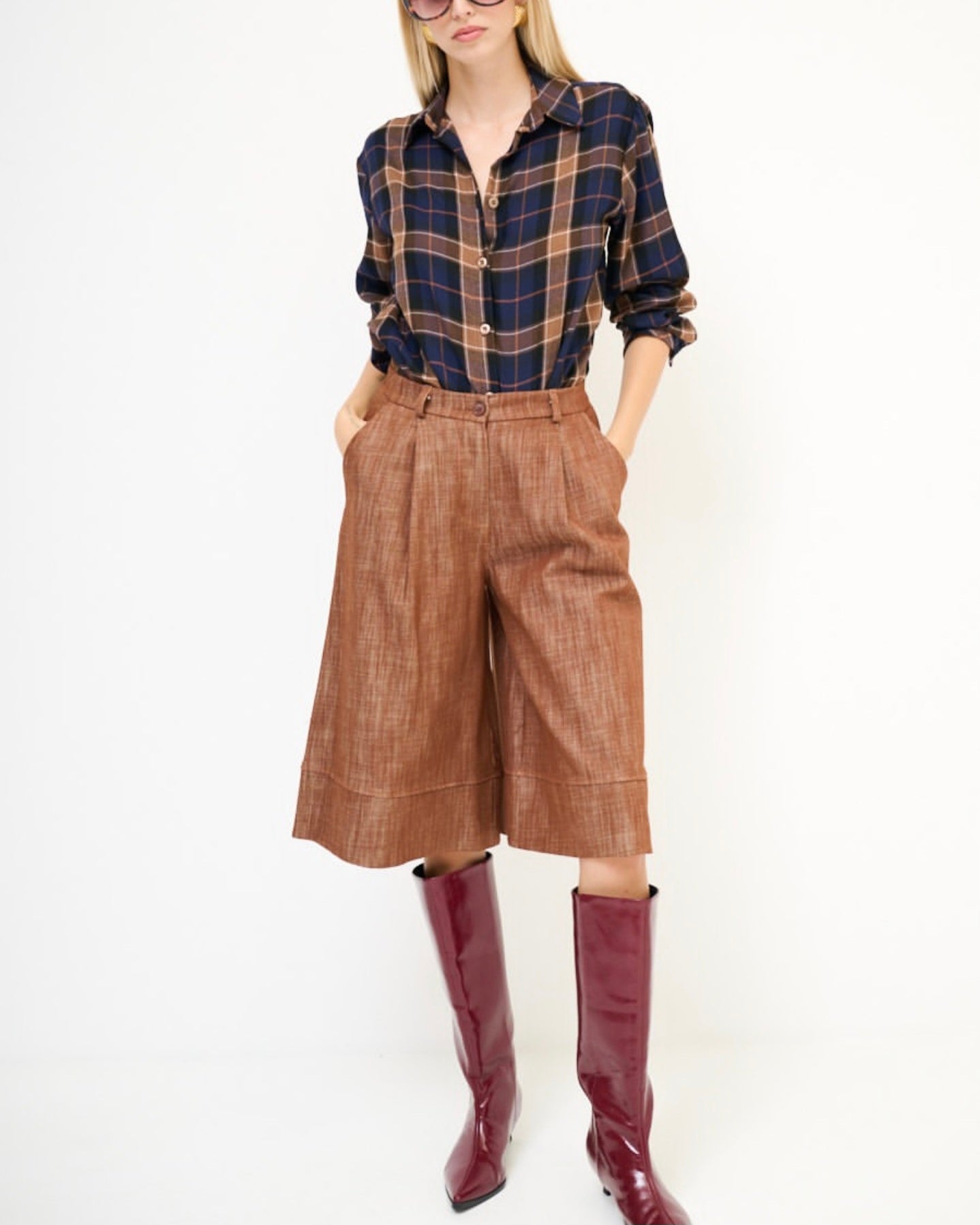 Completo Denim bermuda e giacca