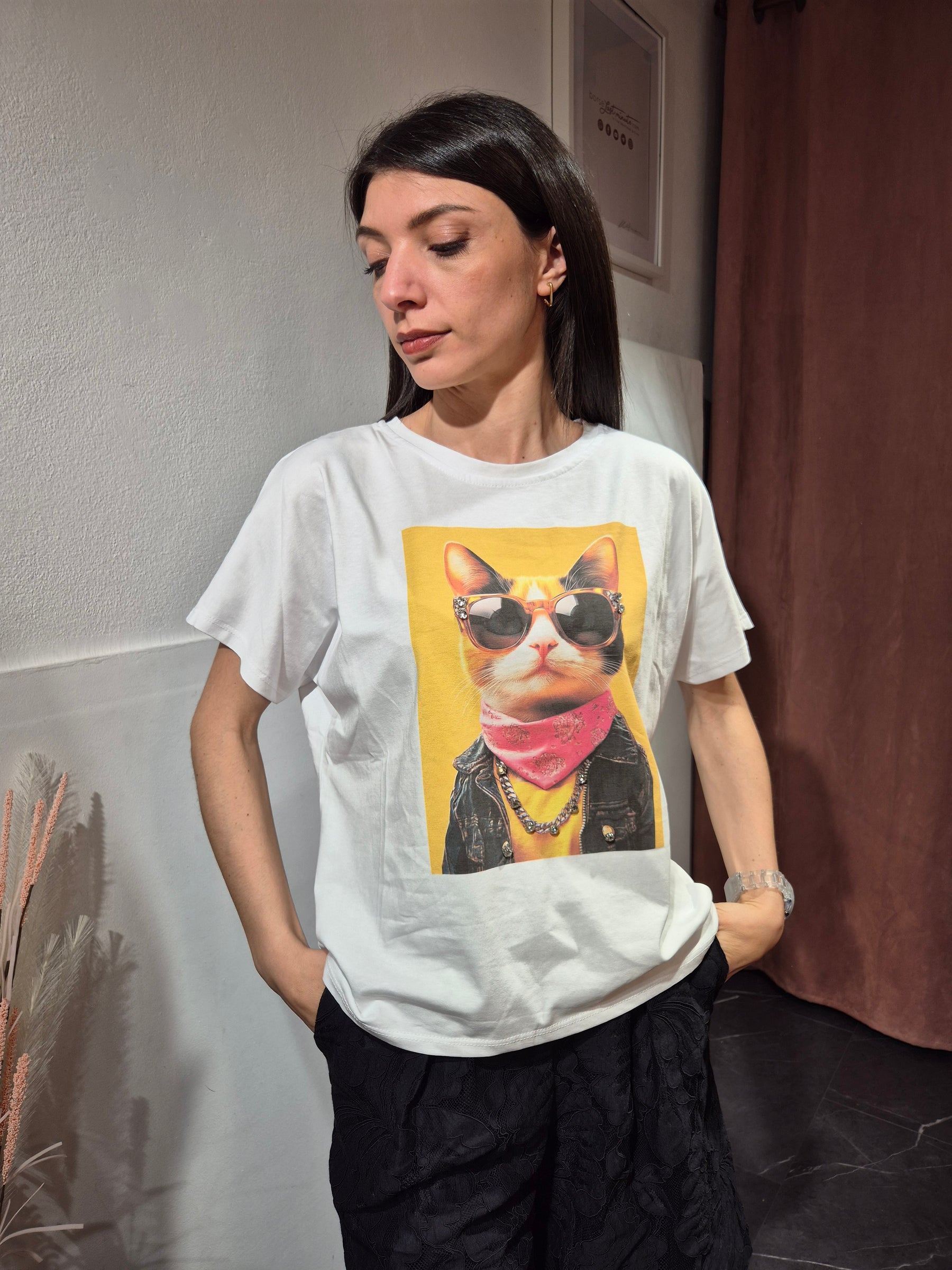 T-SHIRT bianca stampe varie