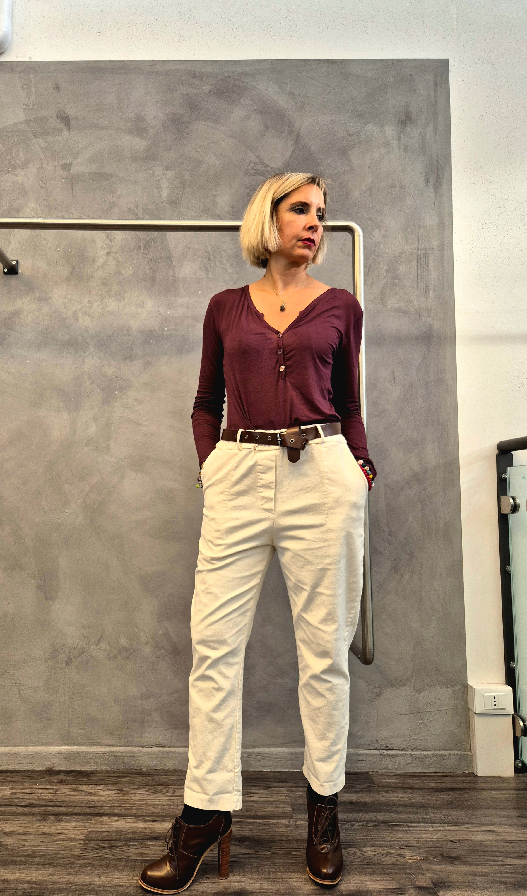Momfit velluto costine