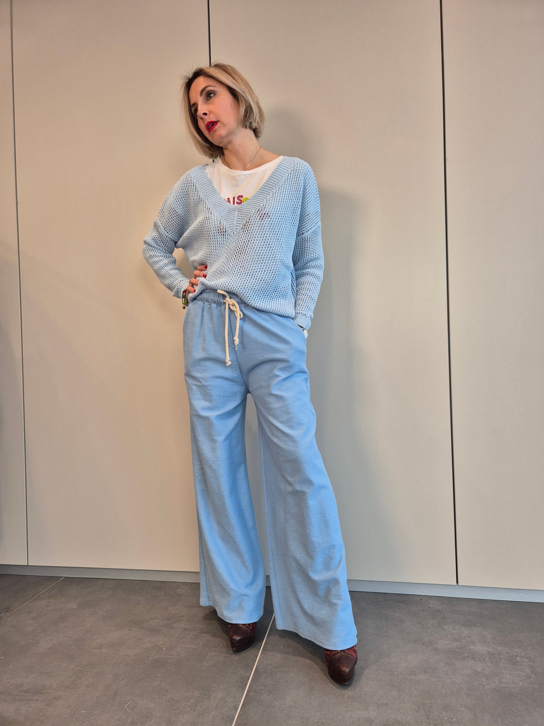 Pantalone/tuta garzato