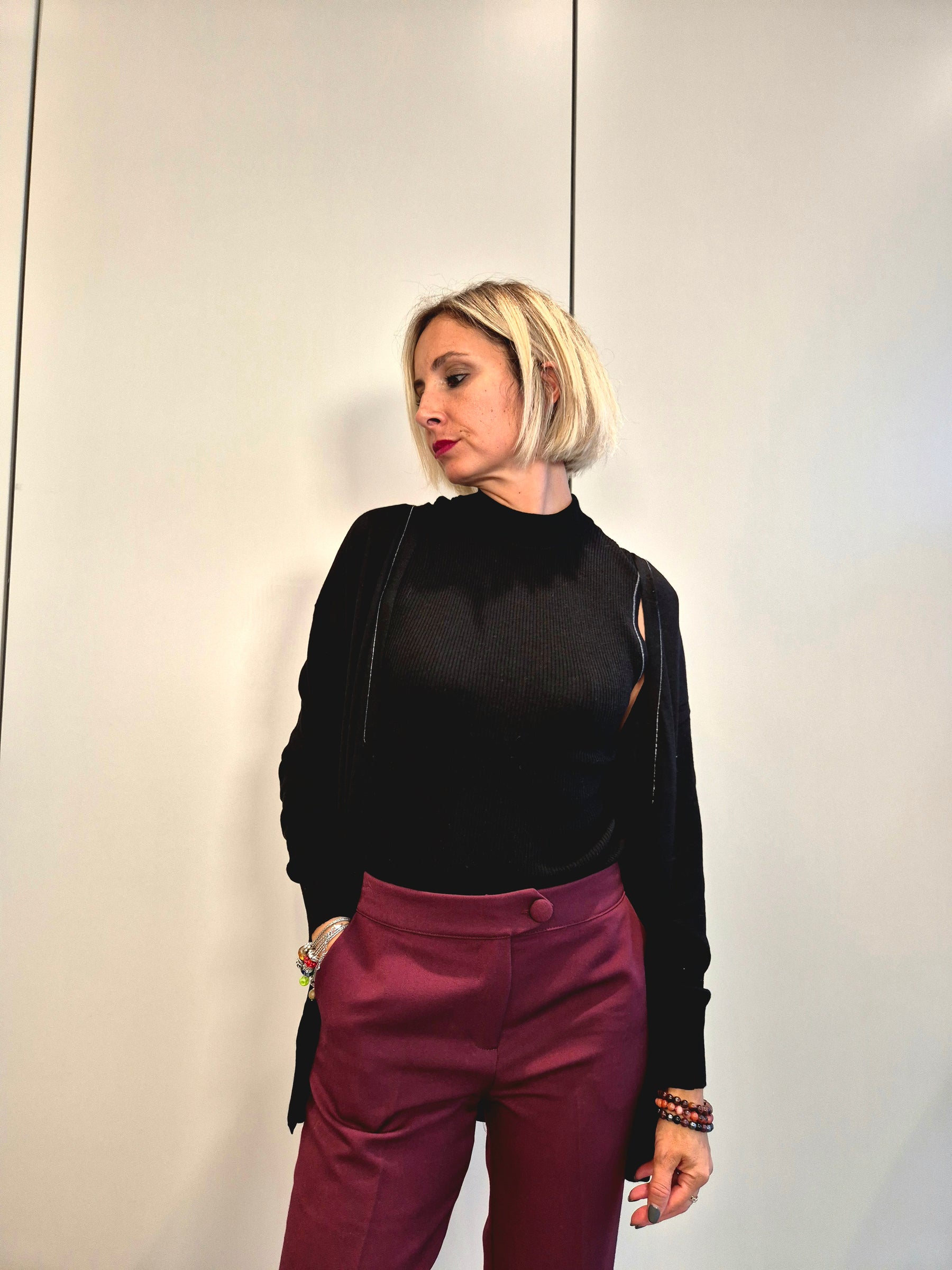 Twin Set coordinato cardigan + lupetto