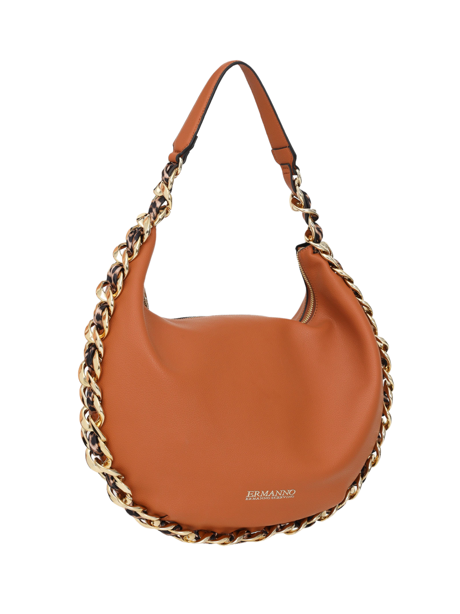 ERMANNO SCERVINO Borsa hobo catena animalier