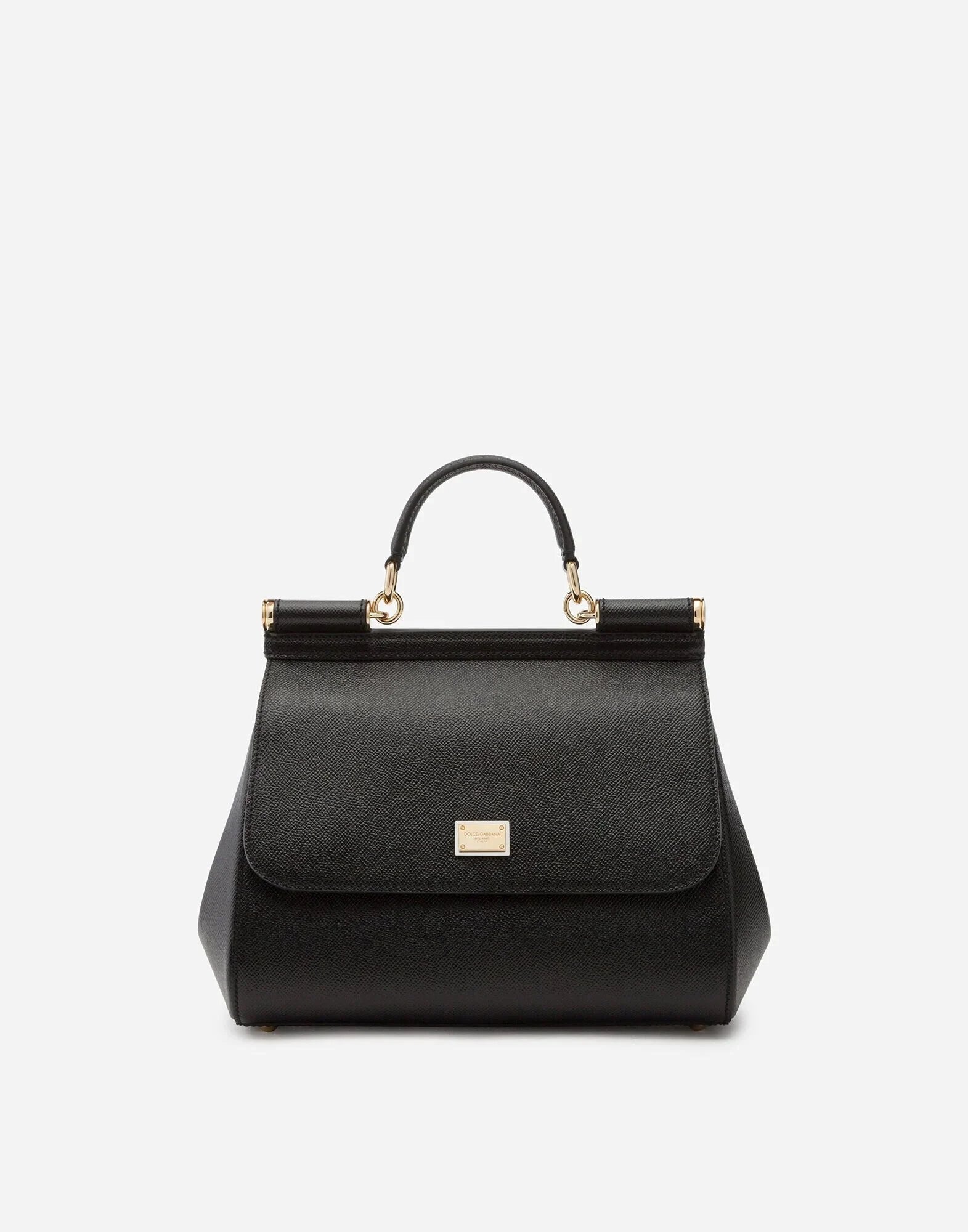 DOLCE&GABBANA Borsa Sicily media colore nero