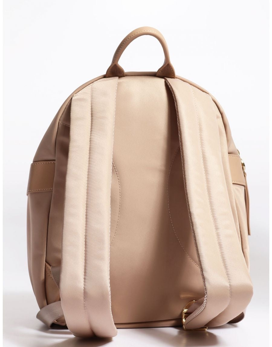 NANNINI Zaino Beige nylon e pelle