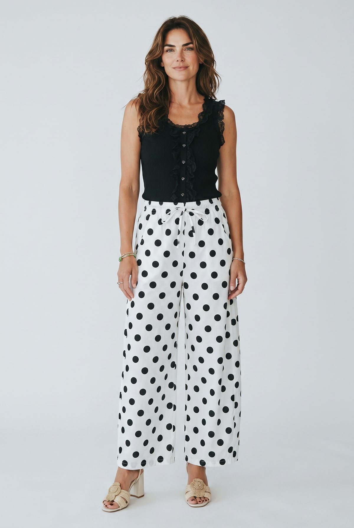 PantalonI Balloon a pois