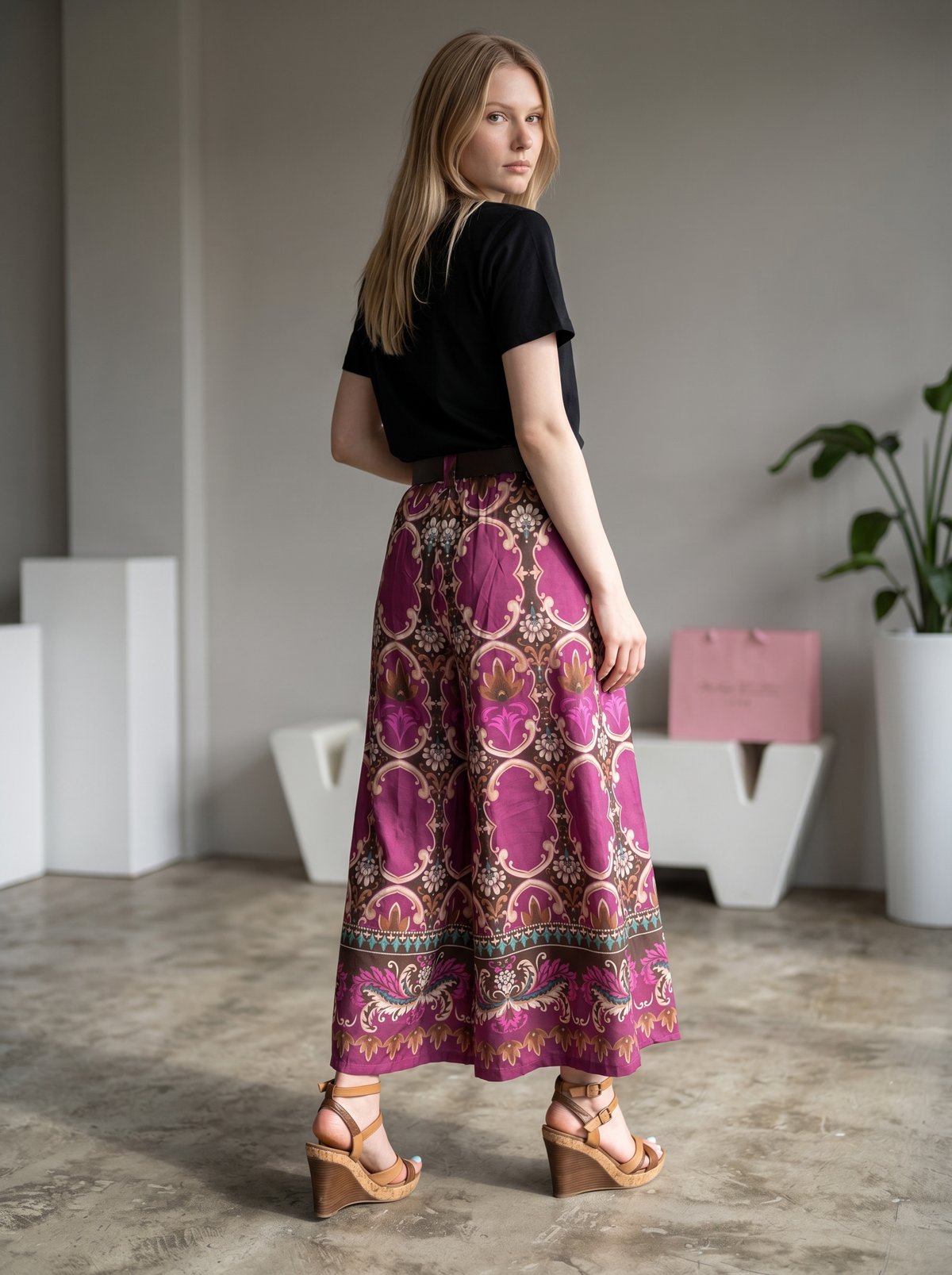 Pantaloni morbidi Viola